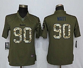 Women Nike Pittsburgh Steelers #90 Watt Anthracite Salute To Service Limited Jersey,baseball caps,new era cap wholesale,wholesale hats